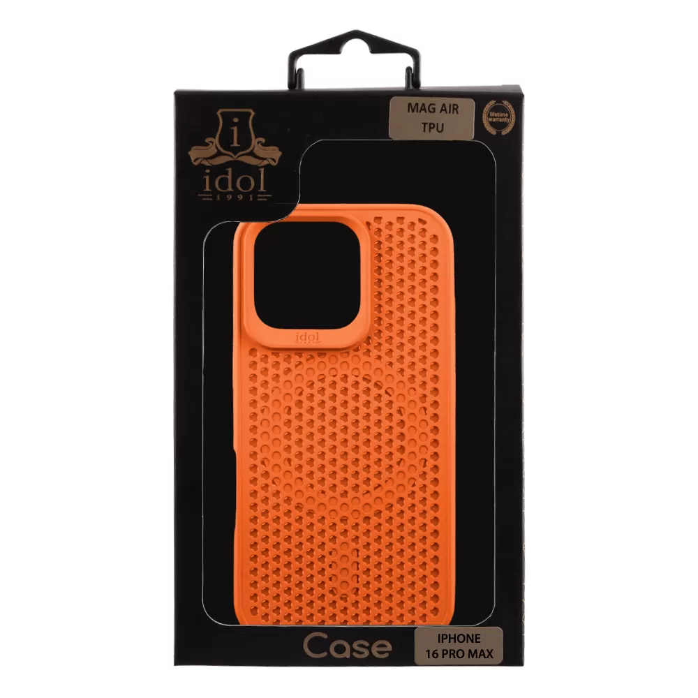 IDOL 1991 MAG AIR TPU ΘΗΚΗ IPHONE 16 PRO MAX 6.9in MAGSAFE CAMERA GUARD ORANGE - Image 2