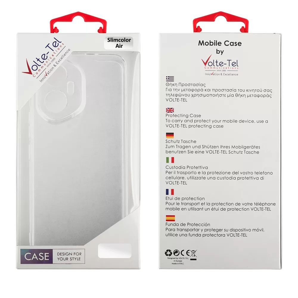 VOLTE-TEL ΘΗΚΗ SAMSUNG A37 5G 6.7" SLIMCOLOR AIR TPU 2.0mm FULL CAMERA PROTECTION ΔΙΑΦΑΝΗ - Image 2