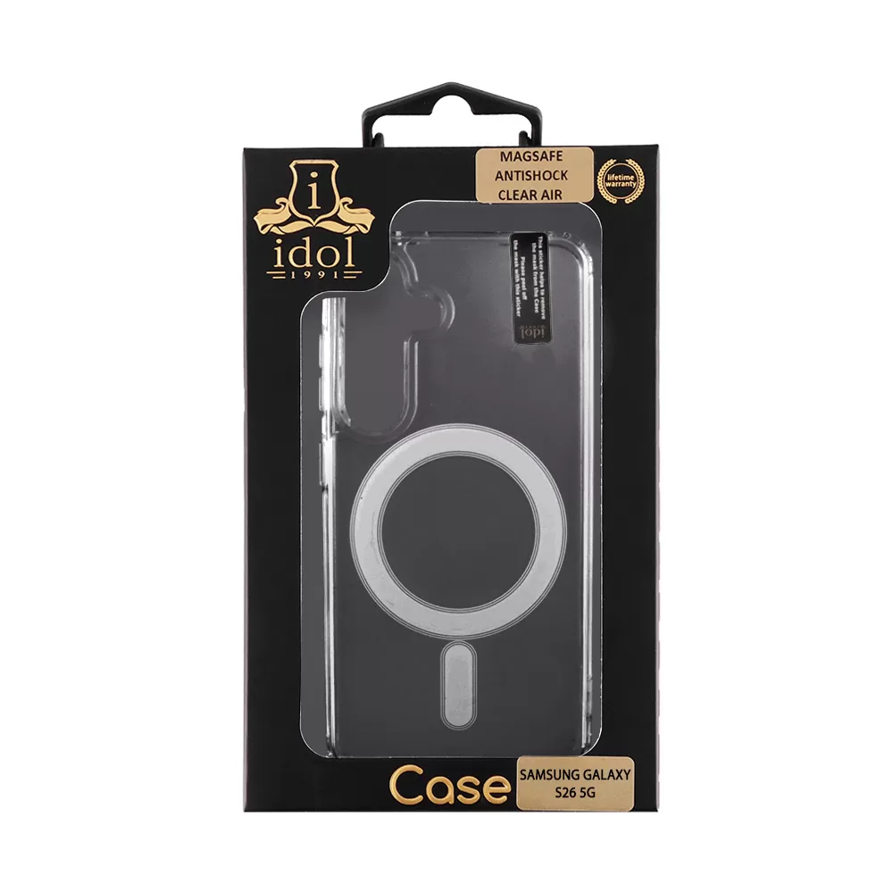 IDOL 1991 MAGSAFE ANTISHOCK CLEAR AIR TPU1 ΘΗΚΗ SAMSUNG GALAXY S26 5G 6.3" BACK COVER  CAMERA GUARD ΔΙΑΦΑΝΗ - Image 2