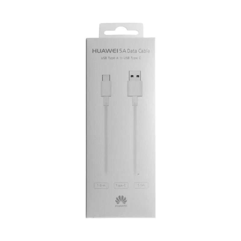 HUAWEI AP71 USB->TYPE C 3.1 5A 40W ΦΟΡΤΙΣΗΣ-DATA 1.0m WHITE PACKING OR - Image 2