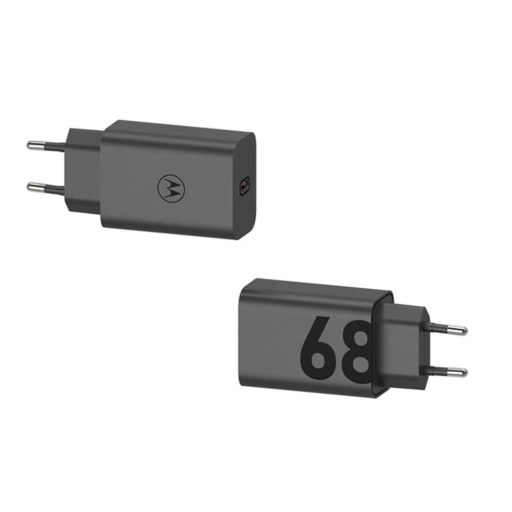 TRAVEL MOTOROLA SJMC682 USB C 5V 5A/9V 4A/11V 6.5A/20V 3.4A 68W GANFAST CHARGE+USB DATA TYPE C TO TYPE C 3A BLACK PACKING OR - Image 3