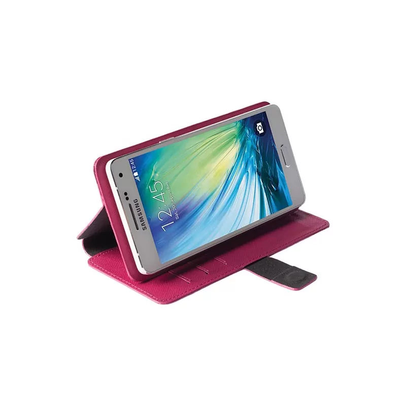 KRUSELL ΘΗΚΗ UNIVERSAL LEATHER MALMO FLIPWALLET SLIDE 2XL PINK - Image 2