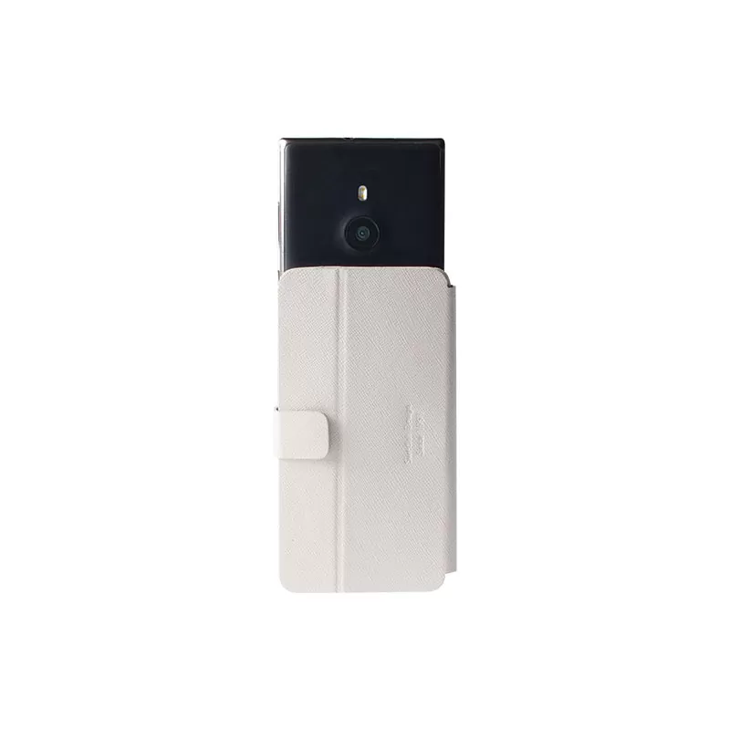 KRUSELL ΘΗΚΗ UNIVERSAL LEATHER MALMO FLIPWALLET SLIDE 3XL WHITE - Image 4