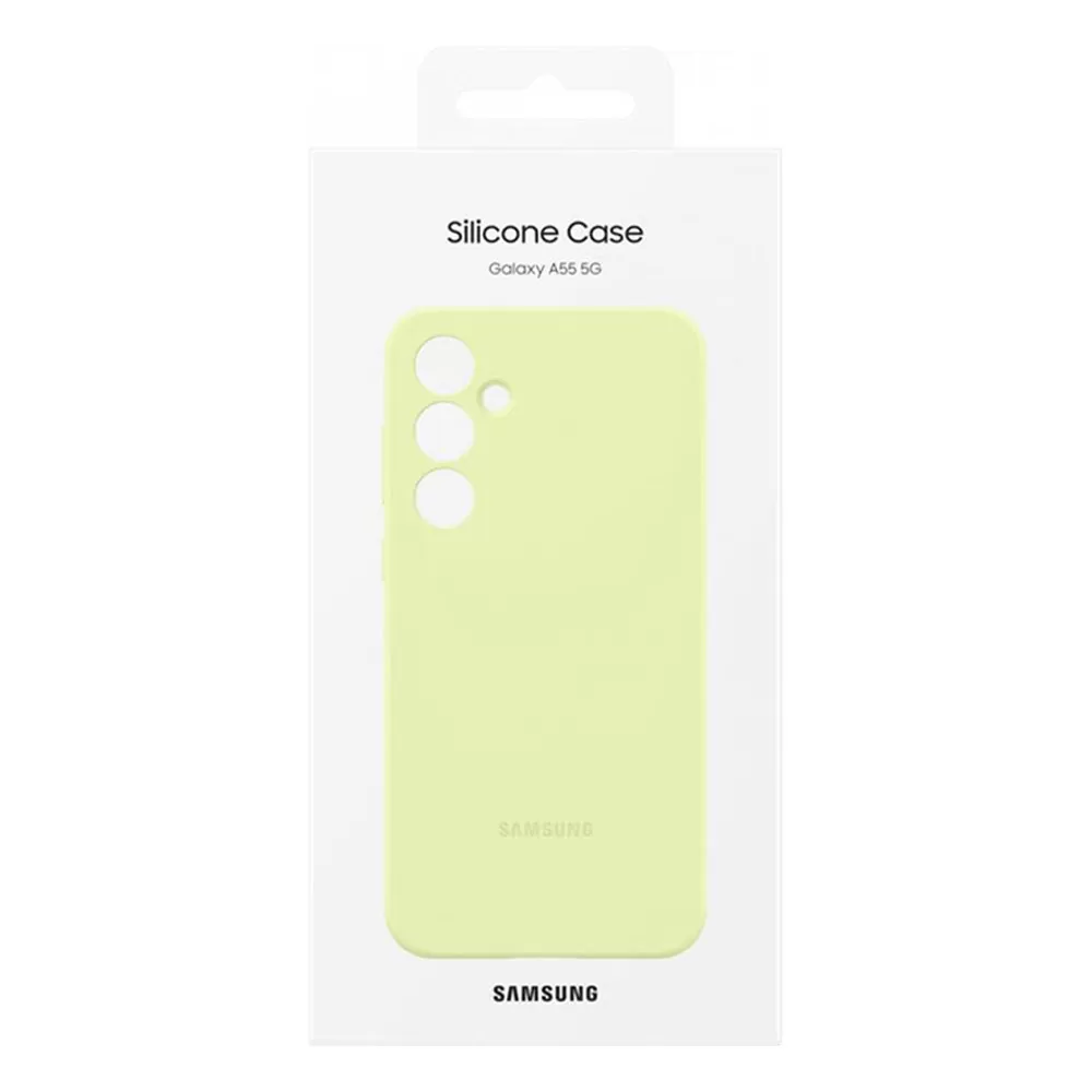 ΘΗΚΗ SAMSUNG A55 5G A556 SILICONE CASE EF-PA556TMEGWW LIME PACKING OR - Image 2
