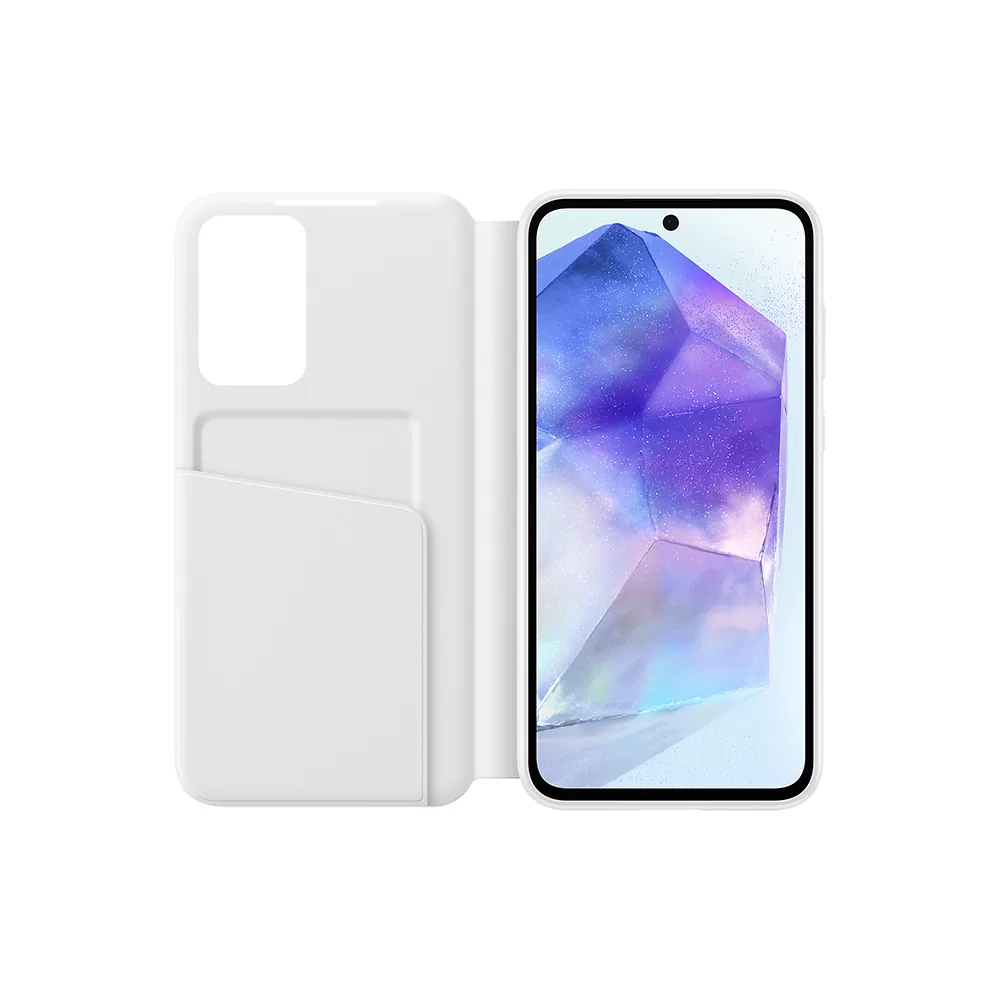 ΘΗΚΗ SAMSUNG A55 5G A556 S VIEW WALLET COVER EF-ZA556CWEGWW WHITE PACKING OR - Image 5