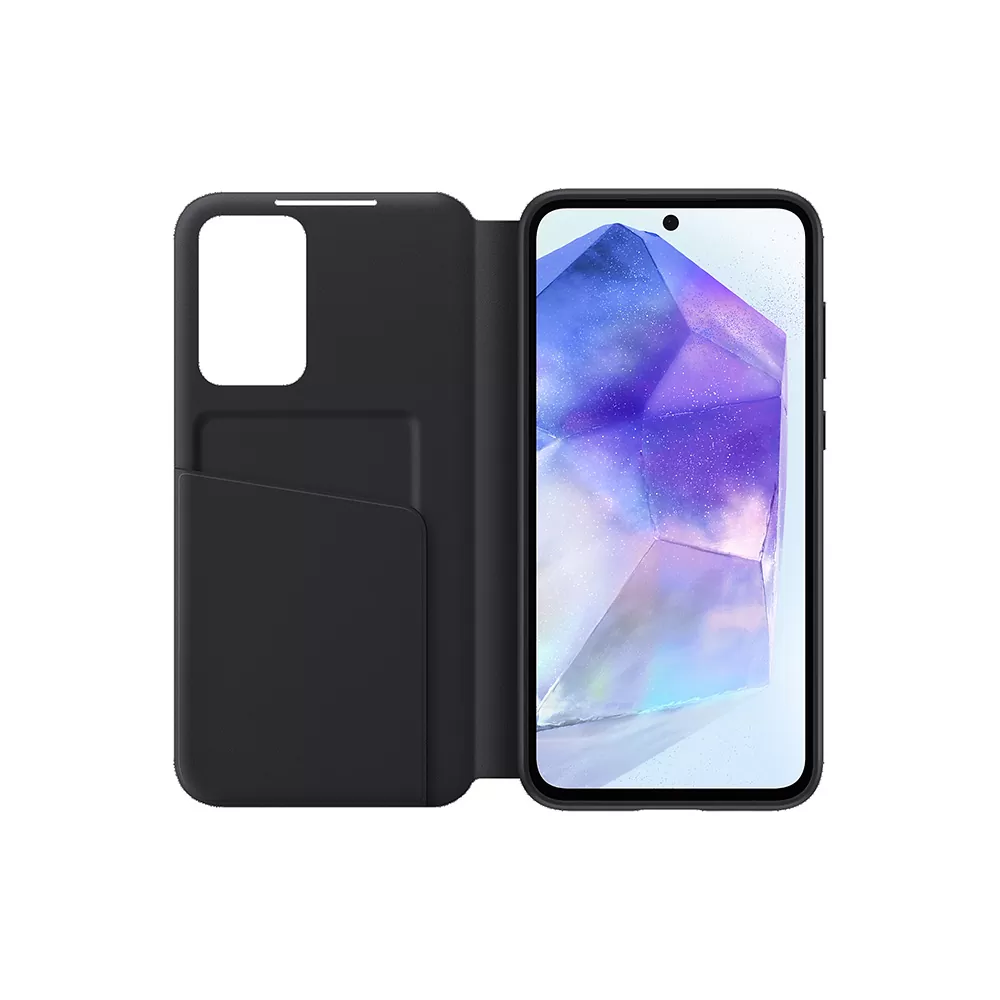 ΘΗΚΗ SAMSUNG A55 5G A556 S VIEW WALLET COVER EF-ZA556CBEGWW BLACK PACKING OR - Image 5