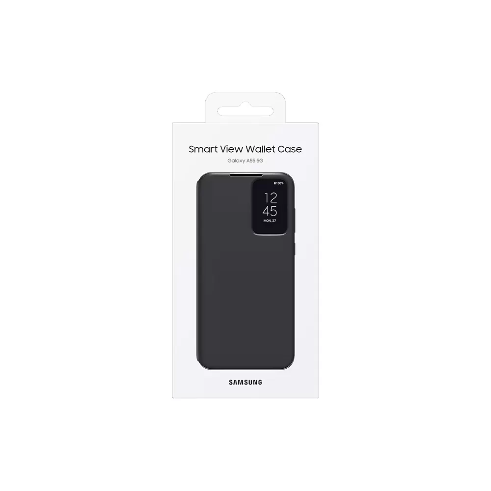 ΘΗΚΗ SAMSUNG A55 5G A556 S VIEW WALLET COVER EF-ZA556CBEGWW BLACK PACKING OR - Image 2