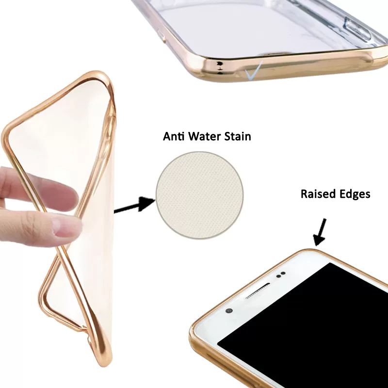 VOLTE-TEL ELECTROPLATING ΘΗΚΗ HUAWEI P9 LITE 2017 5.2" FACEPLATE  GOLD - Image 3