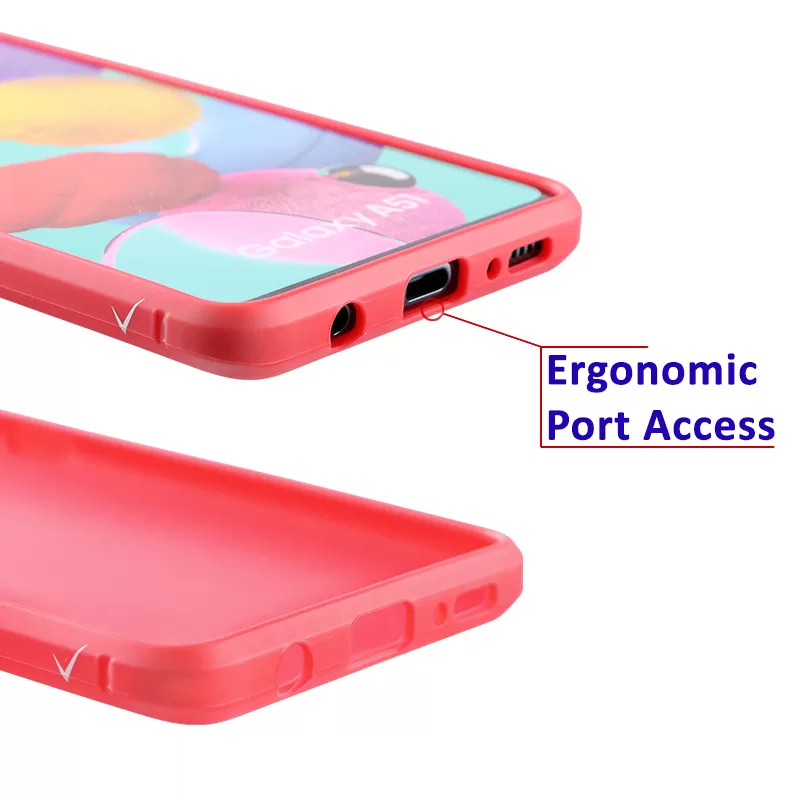 VOLTE-TEL CARBON RUGGED ΘΗΚΗ HUAWEI P40 LITE 6.4in  CAMERA PROTECTIVE RED - Image 4