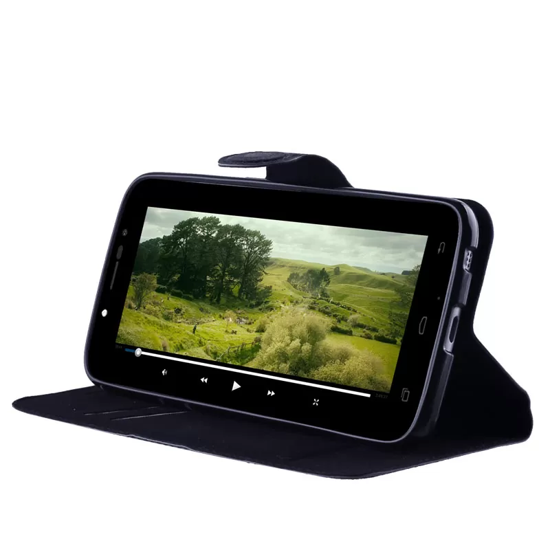 VOLTE-TEL ΘΗΚΗ MICROSOFT LUMIA 950 LINE LEATHER-TPU BOOK STAND BLACK - Image 3