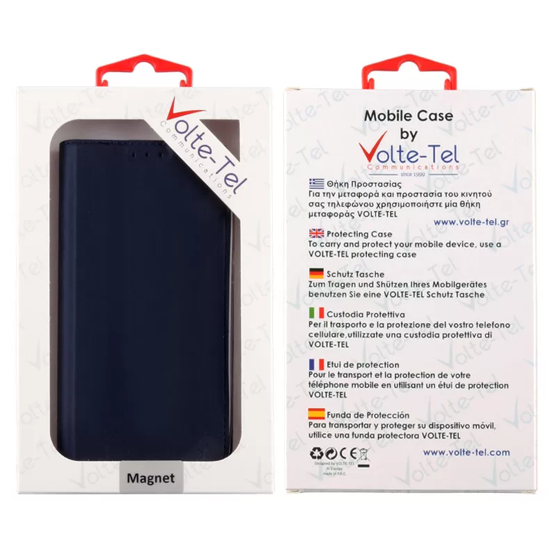VOLTE-TEL MAGNET BOOK STAND ΘΗΚΗ XIAOMI REDMI 4X 5.0in DARK BLUE - Image 2
