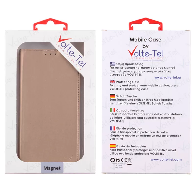 VOLTE-TEL MAGNET BOOK STAND ΘΗΚΗ ALCATEL MAGNET BOOK STAND A3 5.0in GOLD - Image 2