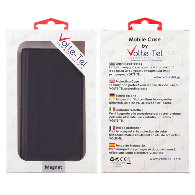 VOLTE-TEL MAGNET BOOK STAND ΘΗΚΗ ALCATEL MAGNET BOOK STAND A5 LED 5.2in DARK GREY - Image 2