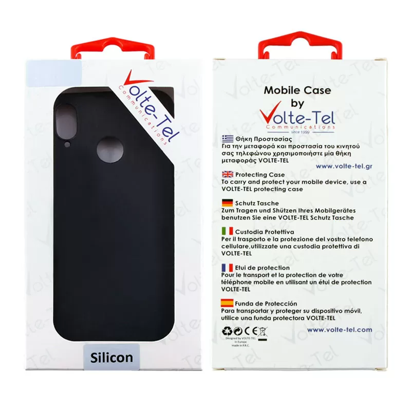 VOLTE-TEL SILICON TPU ΘΗΚΗ REALME C21Y/C25Y 6.5in  CAMERA GUARD BLACK - Image 2