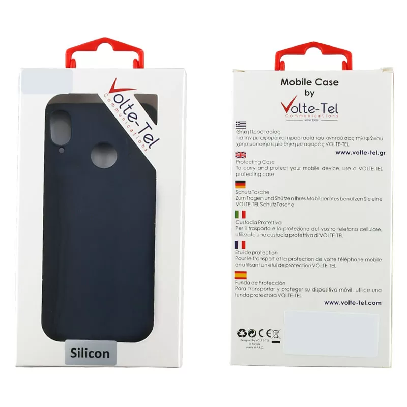 VOLTE-TEL SILICON TPU ΘΗΚΗ HUAWEI P SMART 2020 6.21in  CAMERA GUARD BLUE - Image 2