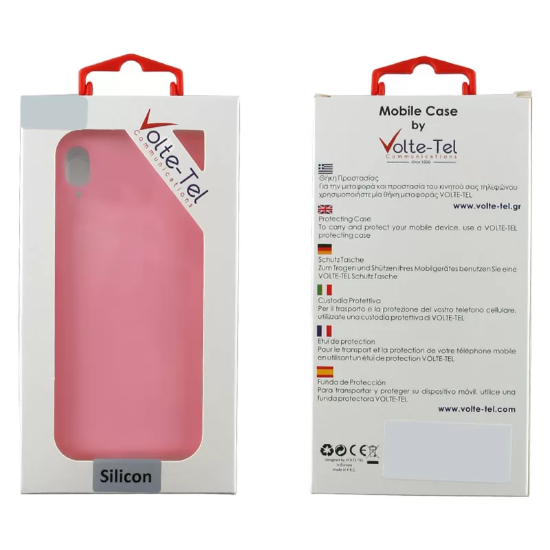 VOLTE-TEL SILICON TPU ΘΗΚΗ IPHONE 12 MINI 5.4in  CAMERA GUARD PINK - Image 2