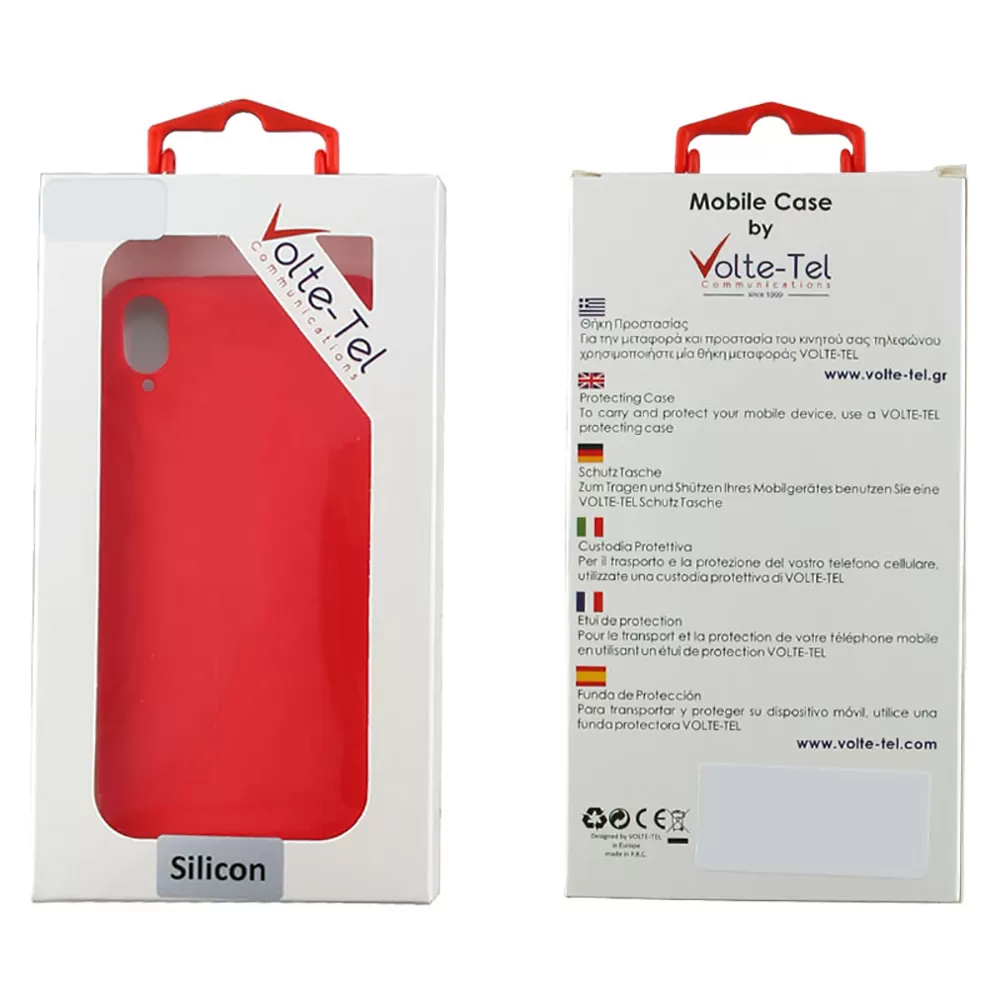 VOLTE-TEL SILICON TPU ΘΗΚΗ IPHONE 13 MINI 5.4in  CAMERA GUARD RED - Image 2