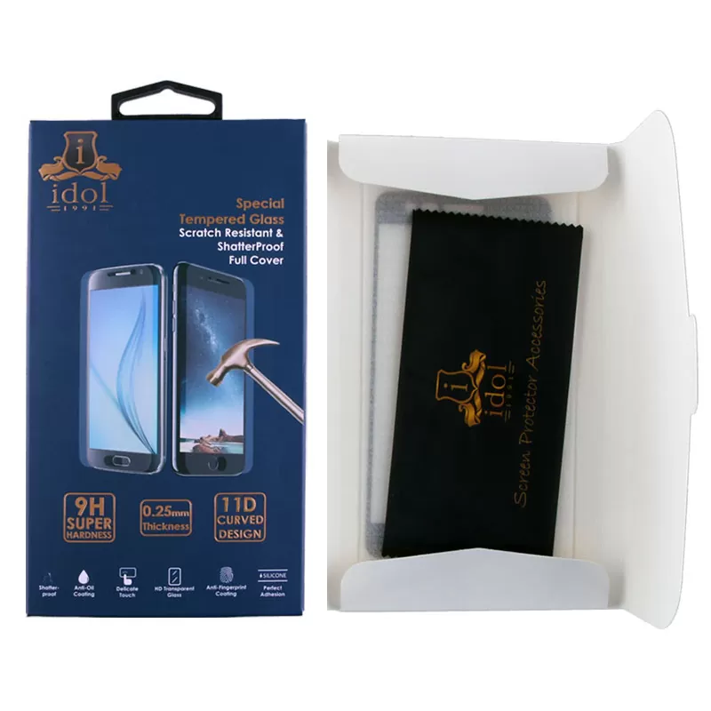 IDOL 1991 SPECIAL TEMPERED GLASS HUAWEI Y6 2019/Y6 PRO 2019 6.09in 9H 0.25mm 11D FULL GLUE FULL COVER BLACK - Image 3
