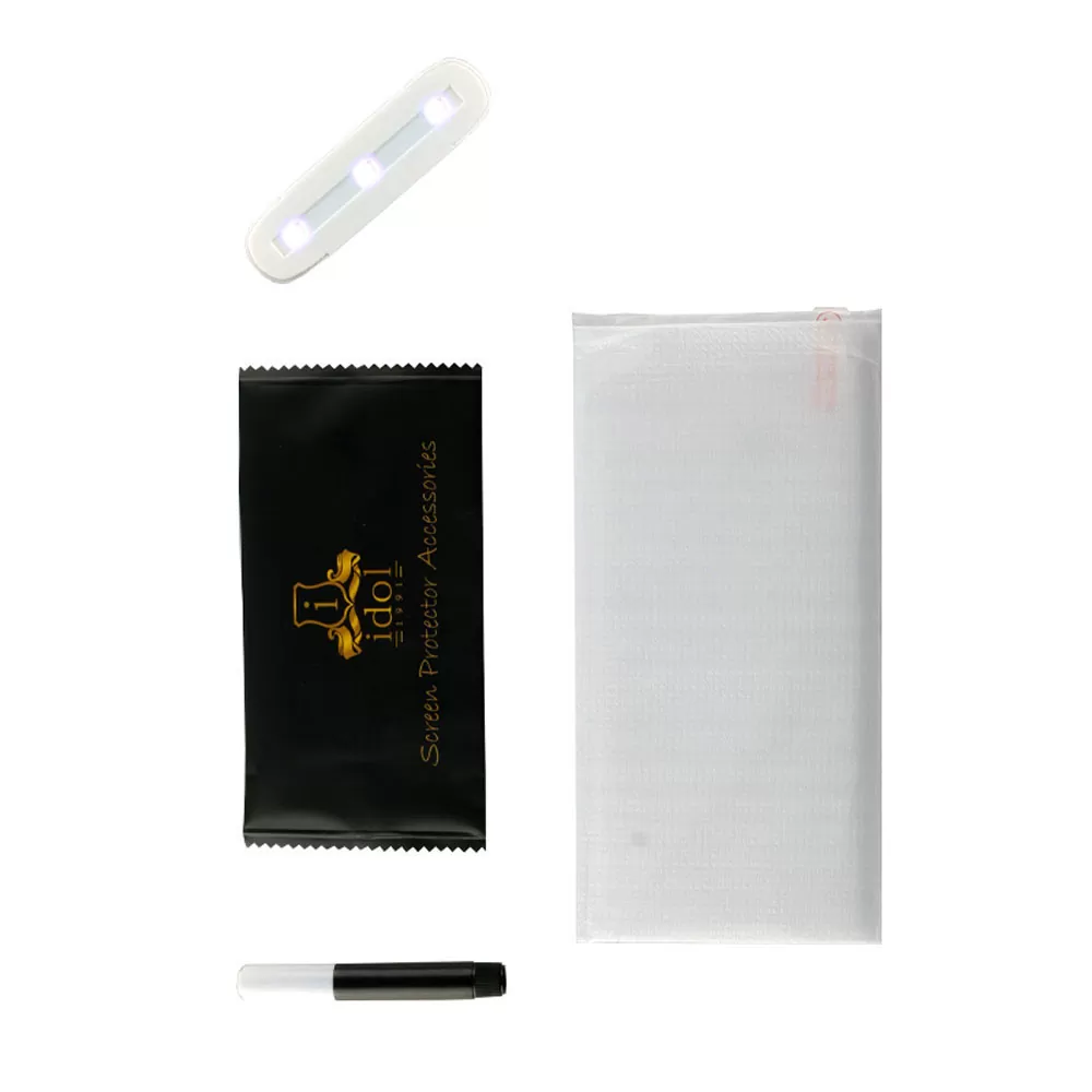 IDOL 1991 UV TEMPERED GLASS IPHONE 13 PRO 6.1in 9H 0.20mm 10D SEMI WITH GLUE-TOOL FULL COVER TRANSPARENT - Image 3
