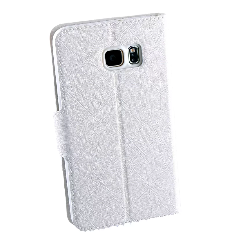VOLTE-TEL ΘΗΚΗ SAMSUNG S6 EDGE G925 LINE LEATHER-TPU BOOK STAND WHITE - Image 4