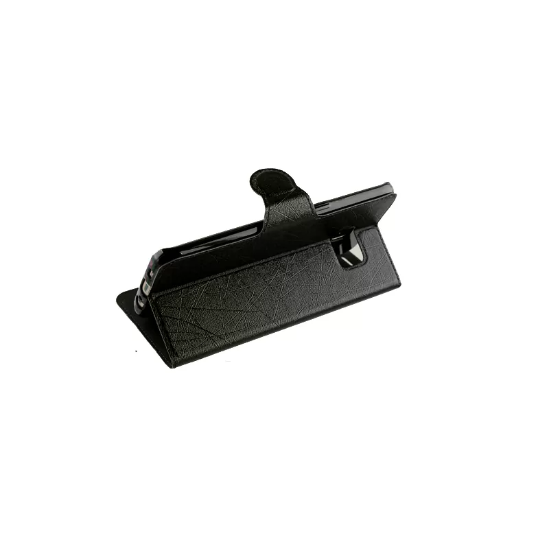 VOLTE-TEL ΘΗΚΗ SAMSUNG S6 EDGE G925 LINE LEATHER-TPU BOOK STAND BLACK - Image 4