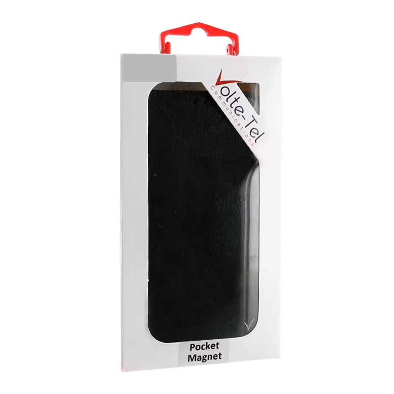 VOLTE-TEL ΘΗΚΗ NOKIA 7.1 5.84" POCKET MAGNET BOOK STAND BLACK - Image 2