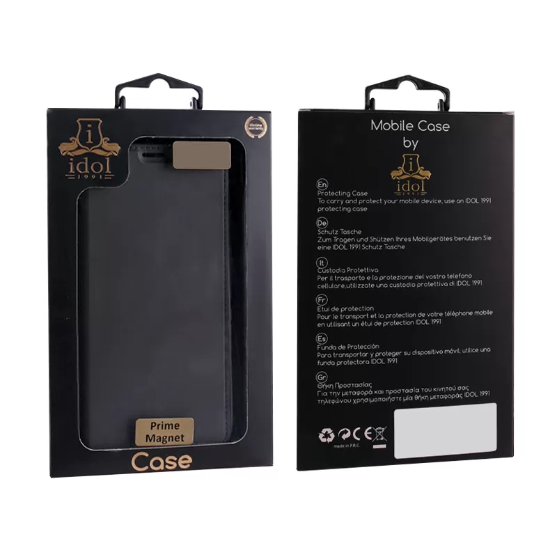 IDOL 1991 PRIME MAGNET BOOK STAND ΘΗΚΗ SAMSUNG A6 PLUS 2018 A605 6.0in GREY - Image 2