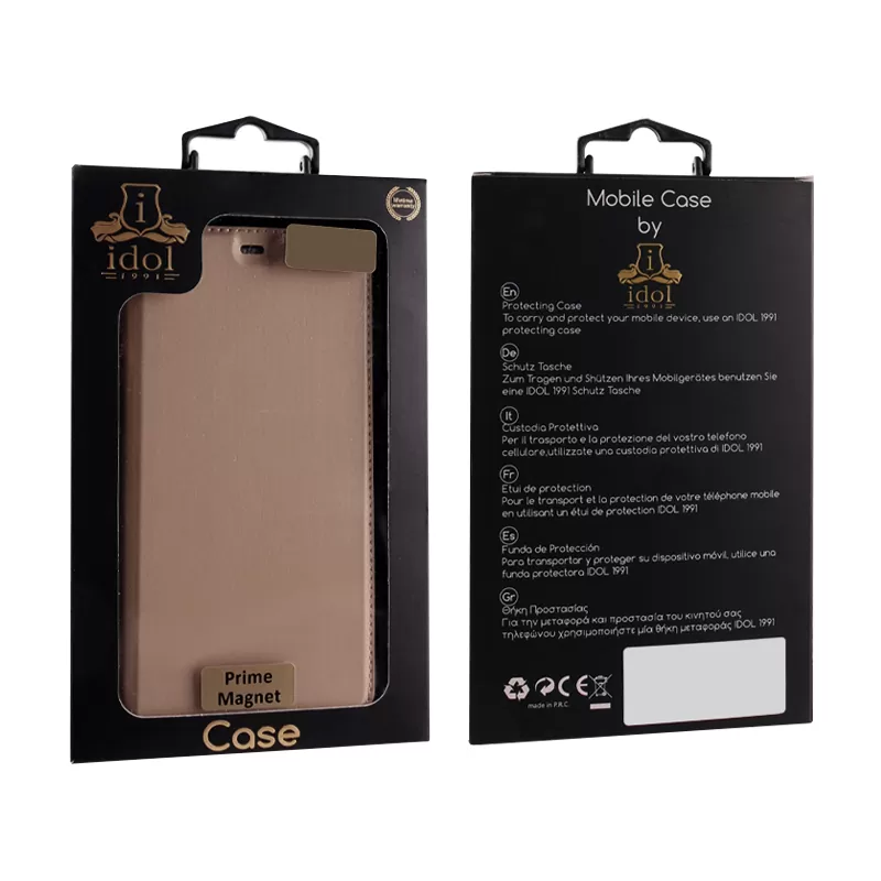 IDOL 1991 PRIME MAGNET BOOK STAND ΘΗΚΗ NOKIA 4.2 5.71in GOLD - Image 2