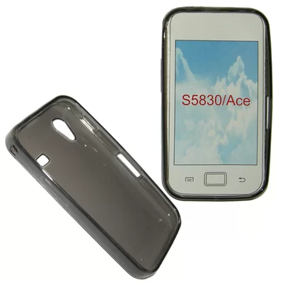 VOLTE-TEL SLIMCOLOR TPU ΘΗΚΗ SAMSUNG ACE S5830 ΔΙΑΦΑΝΗ ΓΚΡΙ - Image 3