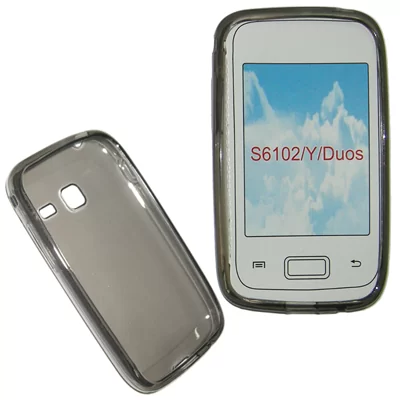 VOLTE-TEL SLIMCOLOR TPU ΘΗΚΗ SAMSUNG S6102 ΔΙΑΦΑΝΗ ΓΚΡΙ - Image 3