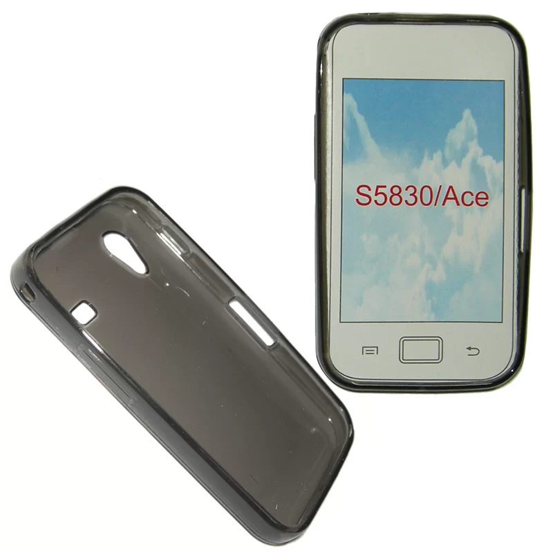 VOLTE-TEL SLIMCOLOR TPU ΘΗΚΗ SAMSUNG ACE S5830 ΔΙΑΦΑΝΗ ΓΚΡΙ - Image 2