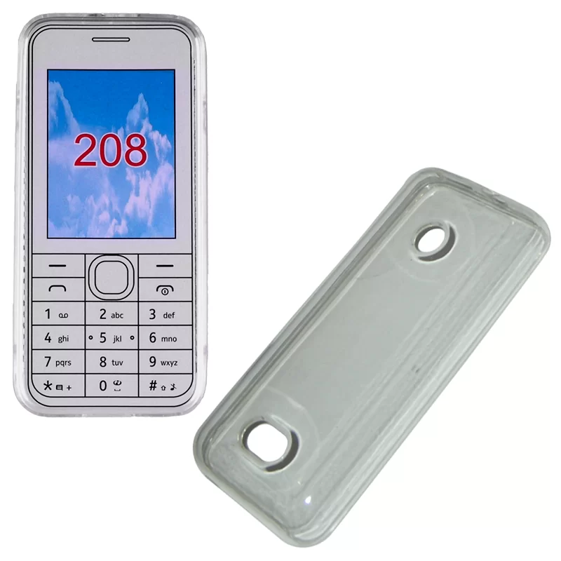 VOLTE-TEL SLIMCOLOR TPU ΘΗΚΗ NOKIA 208 ΔΙΑΦΑΝΗ - Image 2