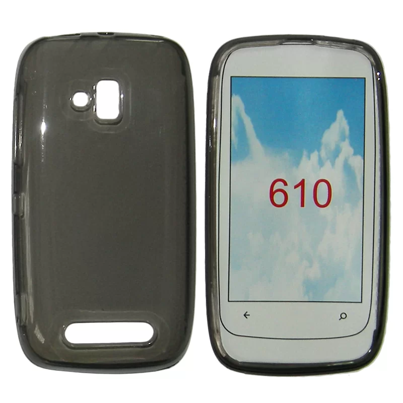 VOLTE-TEL SLIMCOLOR TPU ΘΗΚΗ NOKIA LUMIA 610 ΔΙΑΦΑΝΗ ΓΚΡΙ