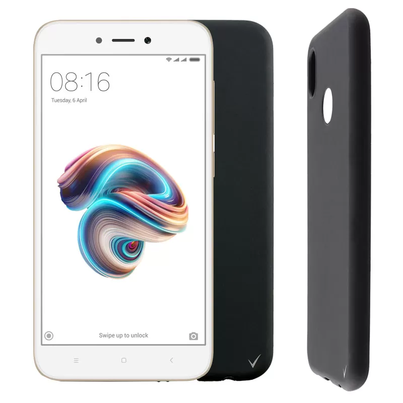 VOLTE-TEL SILICON TPU ΘΗΚΗ XIAOMI REDMI 5A 5.0in  CAMERA GUARD BLACK