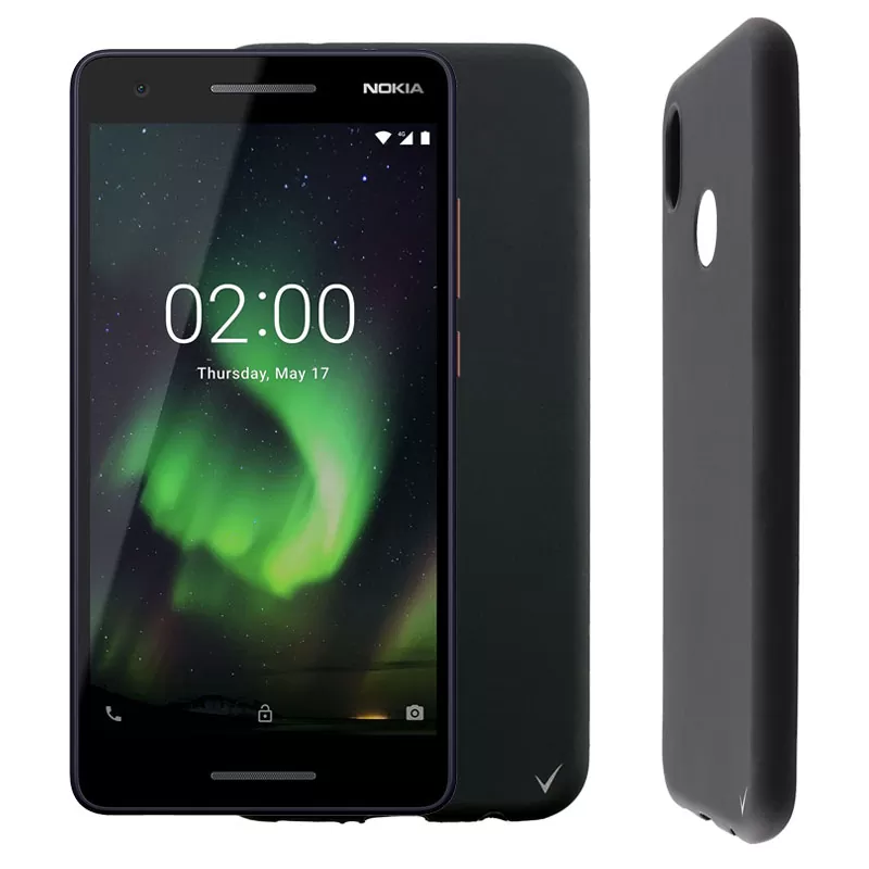 VOLTE-TEL SILICON TPU ΘΗΚΗ NOKIA 2.1 5.5in  CAMERA GUARD BLACK