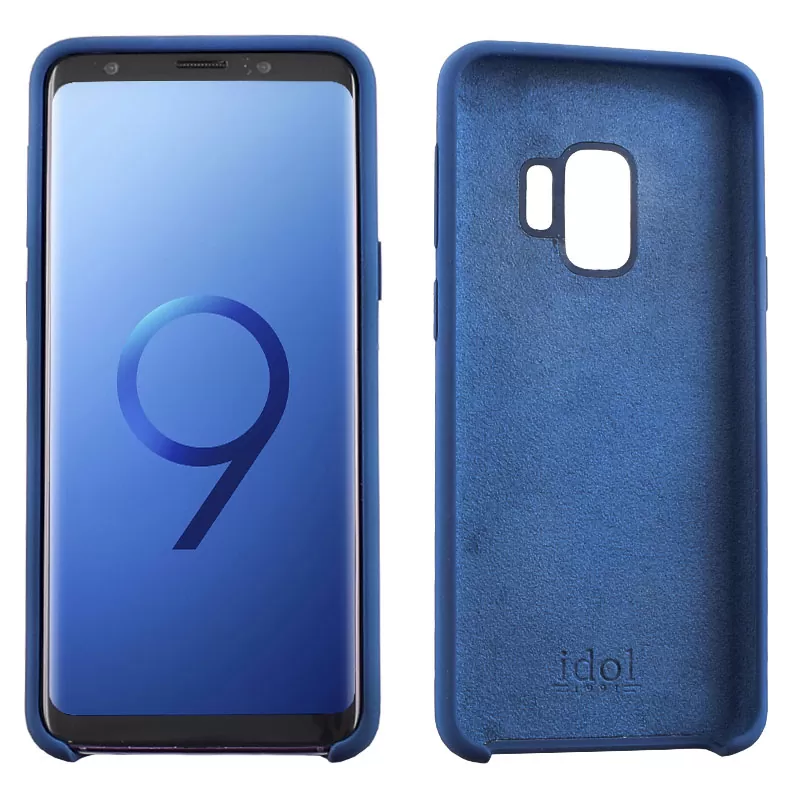 IDOL 1991 VELVET TPU ΘΗΚΗ SAMSUNG S9 G960 5.8in CAMERA GUARD PROTECTION BLUE