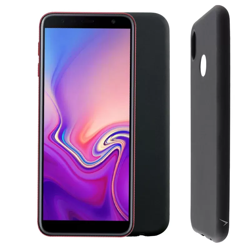 VOLTE-TEL SILICON TPU ΘΗΚΗ SAMSUNG J6 PLUS J610 6.0in  CAMERA GUARD BLACK