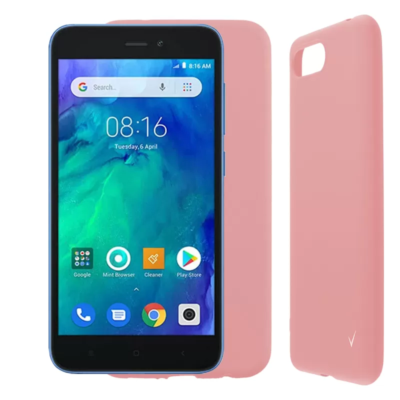 VOLTE-TEL SILICON TPU ΘΗΚΗ XIAOMI REDMI GO 5.0in  CAMERA GUARD PINK