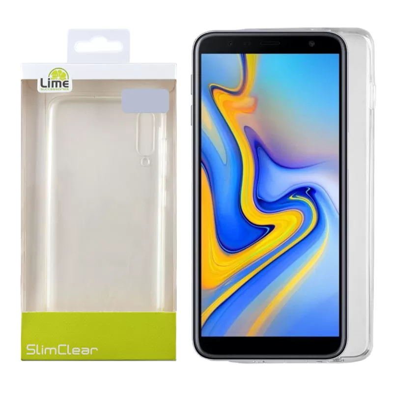 LIME SLIMCLEAR TPU ΘΗΚΗ SAMSUNG J6 PLUS J610 6.0in ΔΙΑΦΑΝΗ