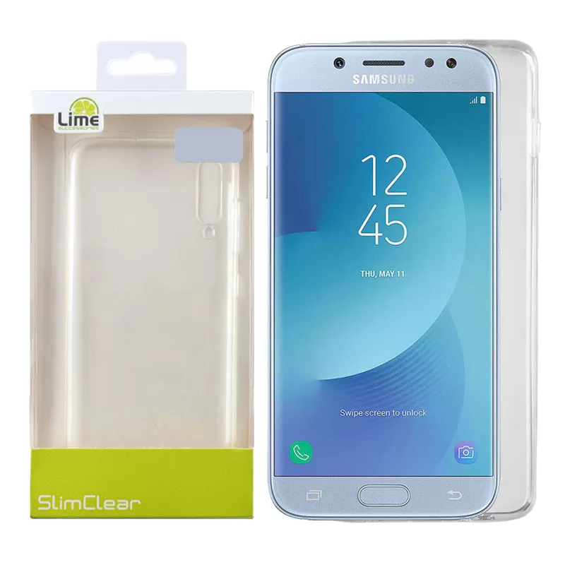 LIME SLIMCLEAR TPU ΘΗΚΗ SAMSUNG J7 2017 J730 5.5in ΔΙΑΦΑΝΗ