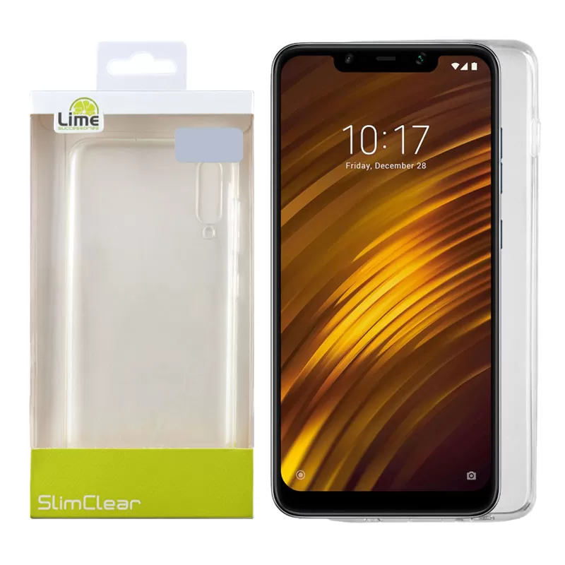 LIME SLIMCLEAR TPU ΘΗΚΗ XIAOMI POCOPHONE F1 6.18in ΔΙΑΦΑΝΗ