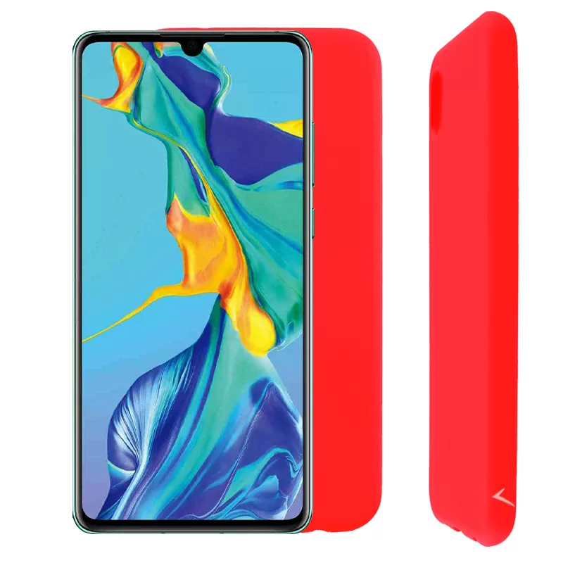 VOLTE-TEL SILICON TPU ΘΗΚΗ HUAWEI P30 6.1in  CAMERA GUARD RED
