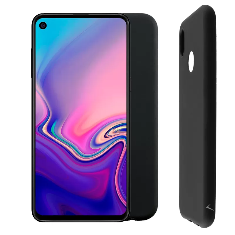 VOLTE-TEL SILICON TPU ΘΗΚΗ SAMSUNG A8s 6.4in  CAMERA GUARD BLACK
