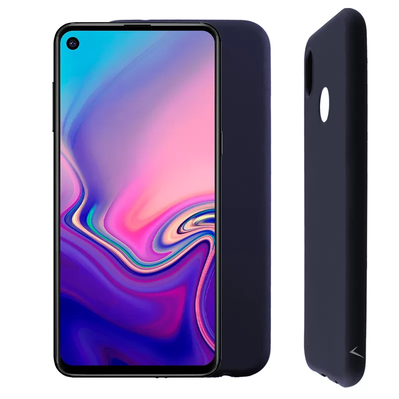VOLTE-TEL SILICON TPU ΘΗΚΗ SAMSUNG A8s 6.4in  CAMERA GUARD BLUE