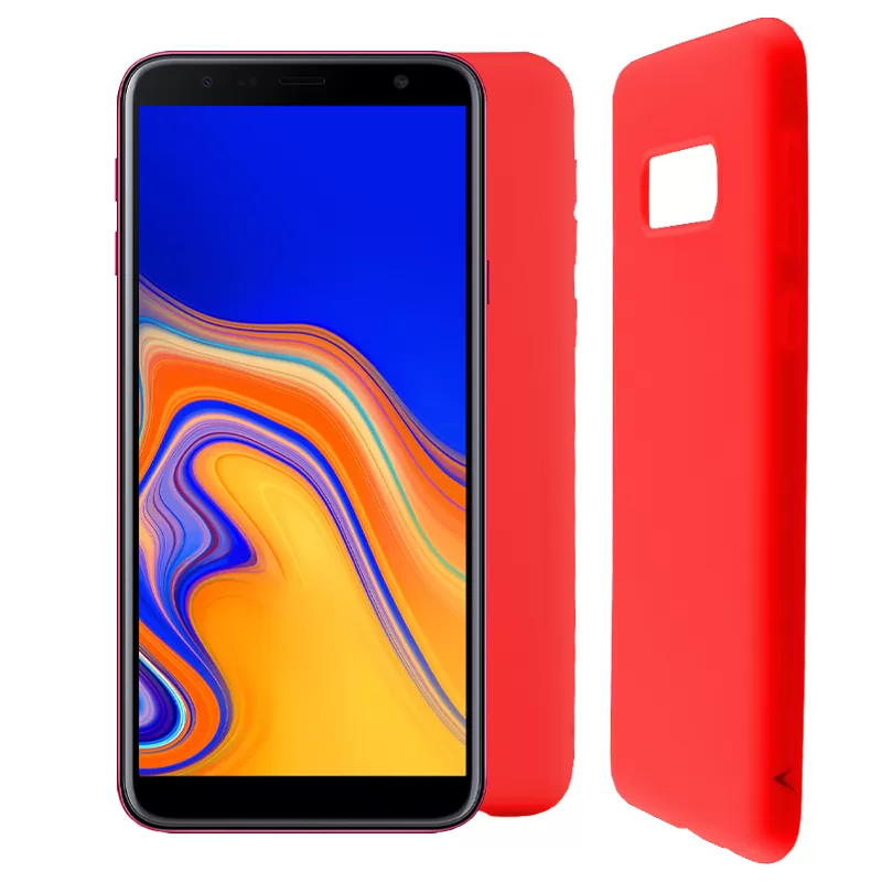 VOLTE-TEL SILICON TPU ΘΗΚΗ SAMSUNG J4 PLUS J415 6.0in  CAMERA GUARD RED