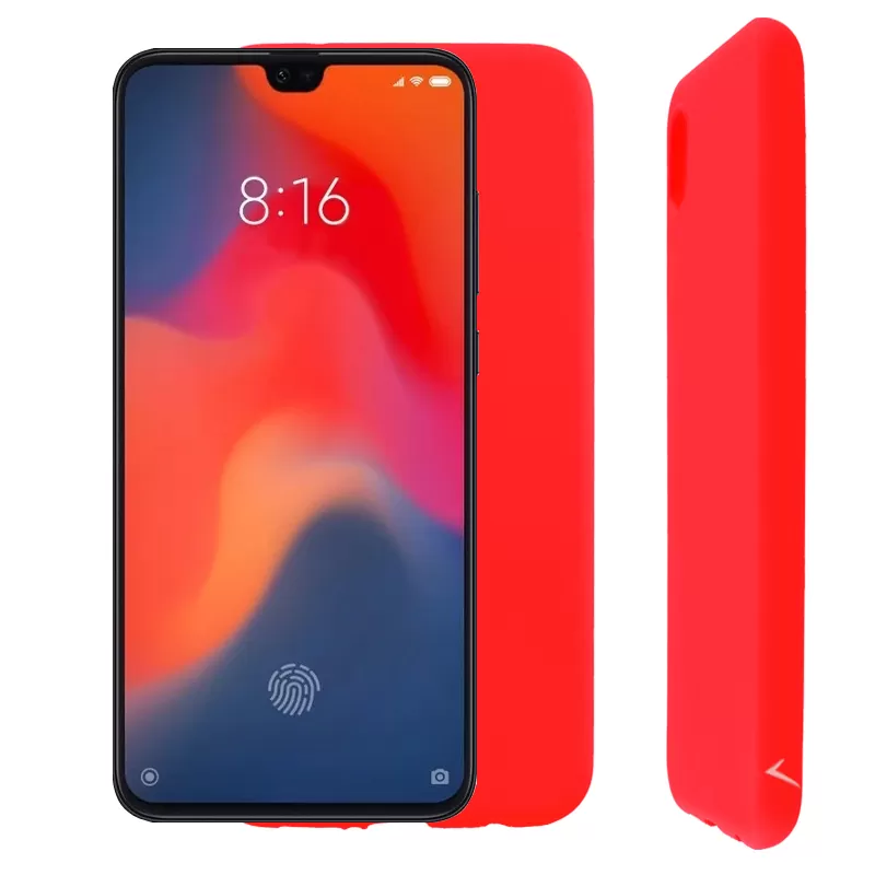 VOLTE-TEL SILICON TPU ΘΗΚΗ XIAOMI MI 9 6.39in  CAMERA GUARD RED