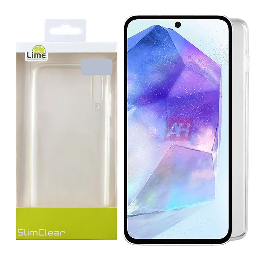 LIME SLIMCLEAR TPU ΘΗΚΗ SAMSUNG A55 5G A556 6.6in CAMERA GUARD ΔΙΑΦΑΝΗ