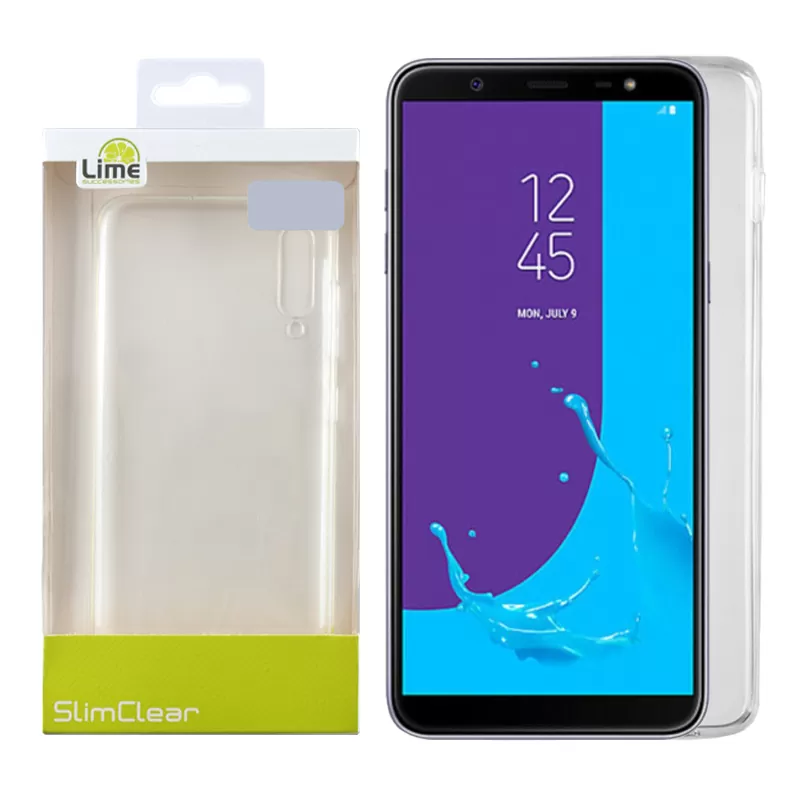LIME SLIMCLEAR TPU ΘΗΚΗ SAMSUNG J8 2018 J810 6.0in ΔΙΑΦΑΝΗ