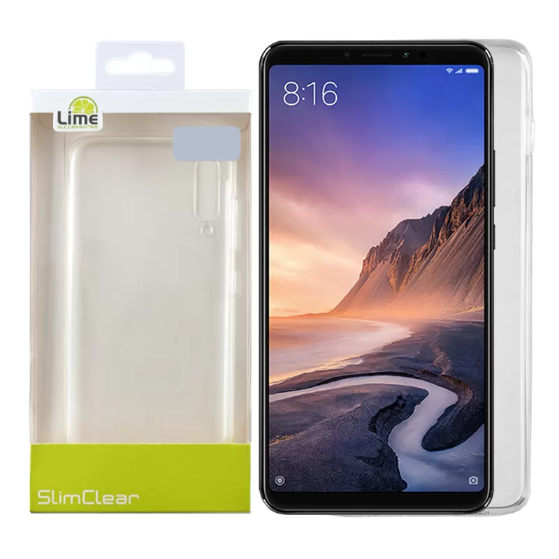LIME SLIMCLEAR TPU ΘΗΚΗ XIAOMI MI MAX 3 6.9in ΔΙΑΦΑΝΗ