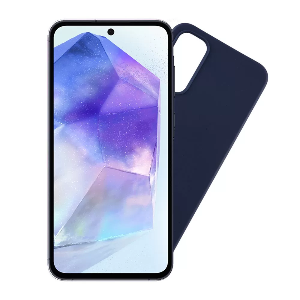VOLTE-TEL SILICON TPU ΘΗΚΗ SAMSUNG A55 5G A556 6.6in  CAMERA GUARD BLUE